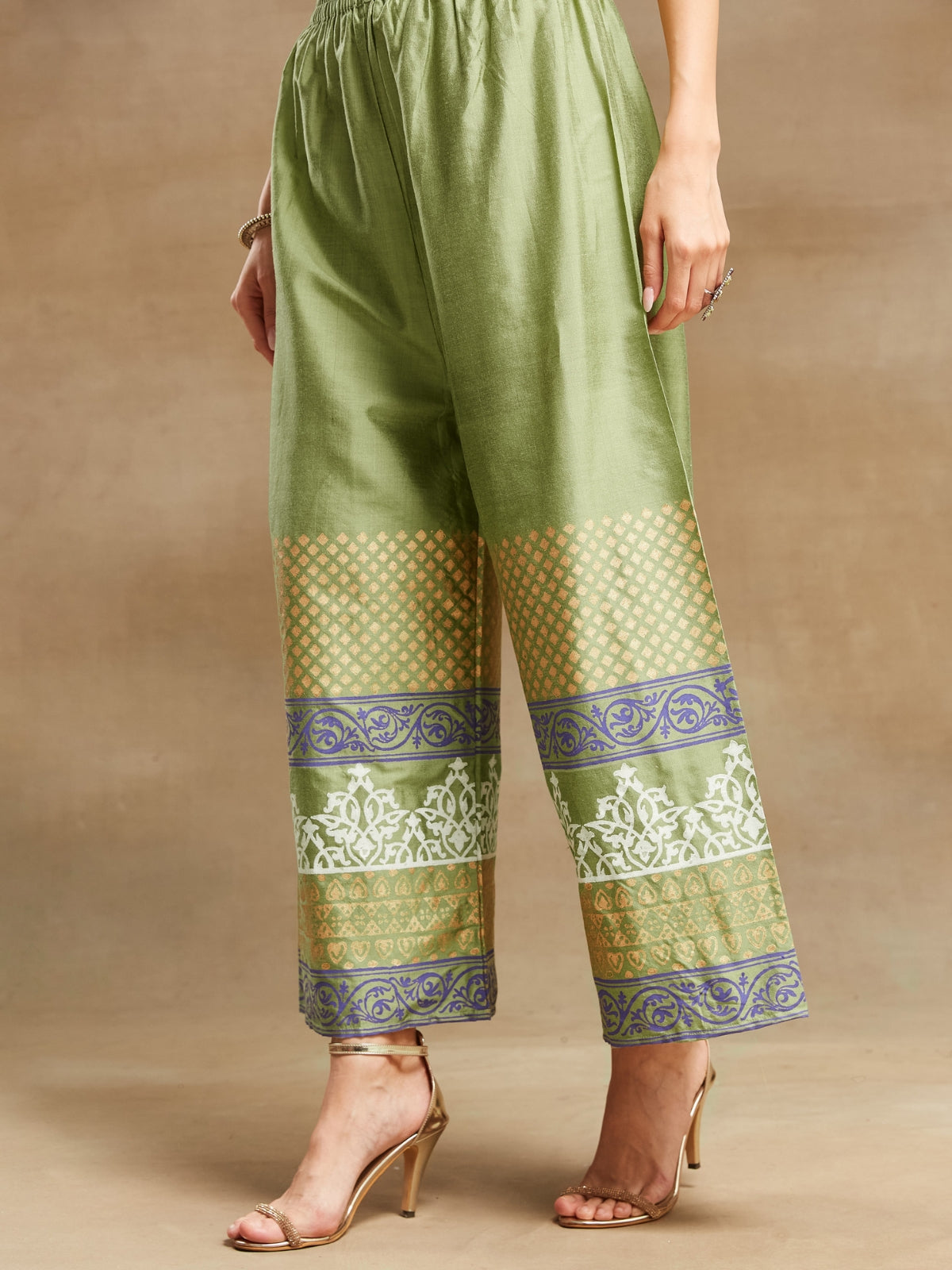 Noor a line kurta with plazo and dupatta