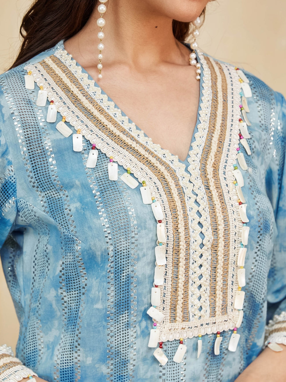 Anushka U Cut Kurta With Pant