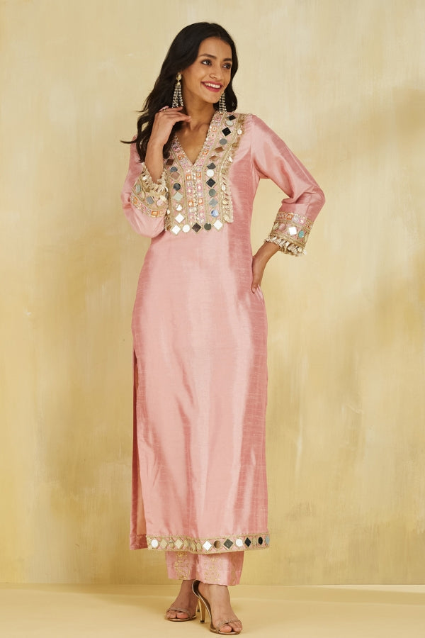 Firoza straight kurta with pant
