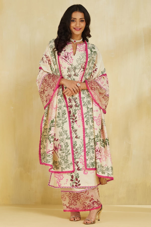 Firoza kurta with plazo