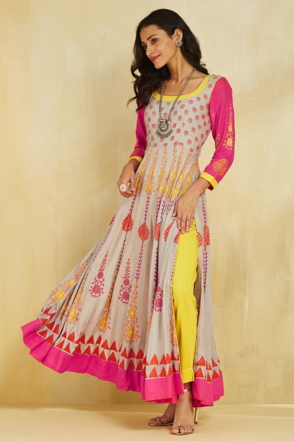 Firoza kurta with plazo and dupatta