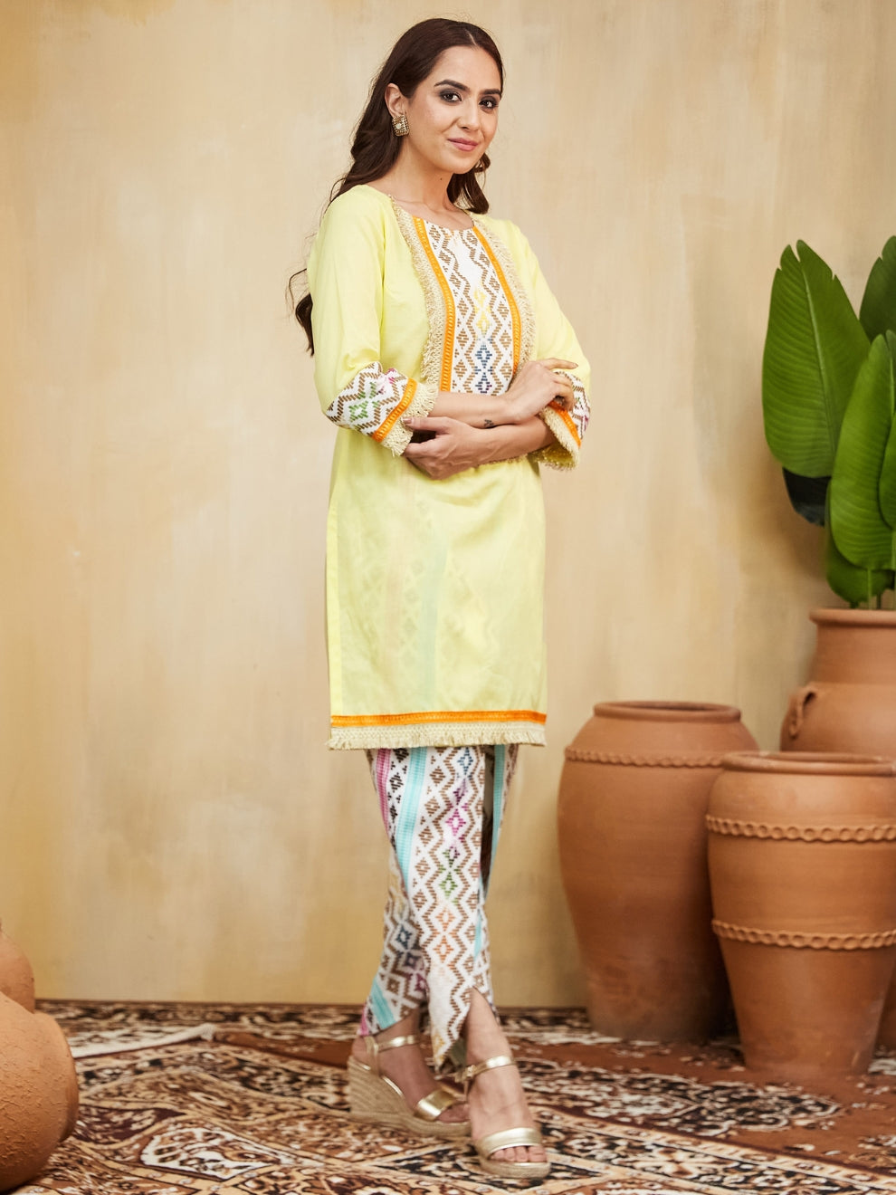 Anushka Straight Kurta With Dhoti