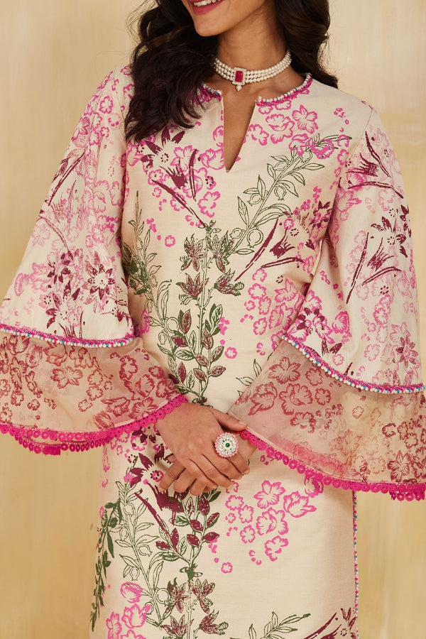 Firoza kurta with plazo