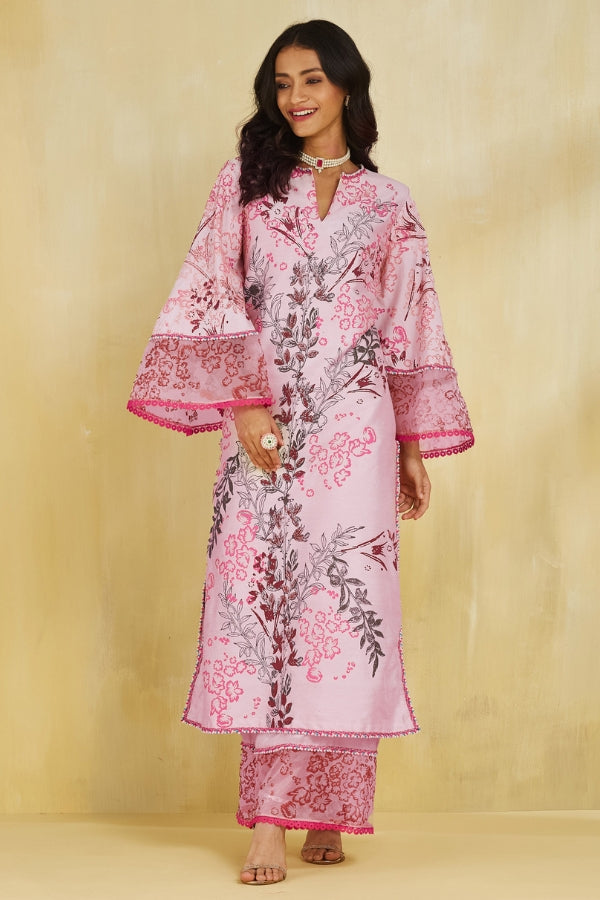 Firoza Kurta With Plazo