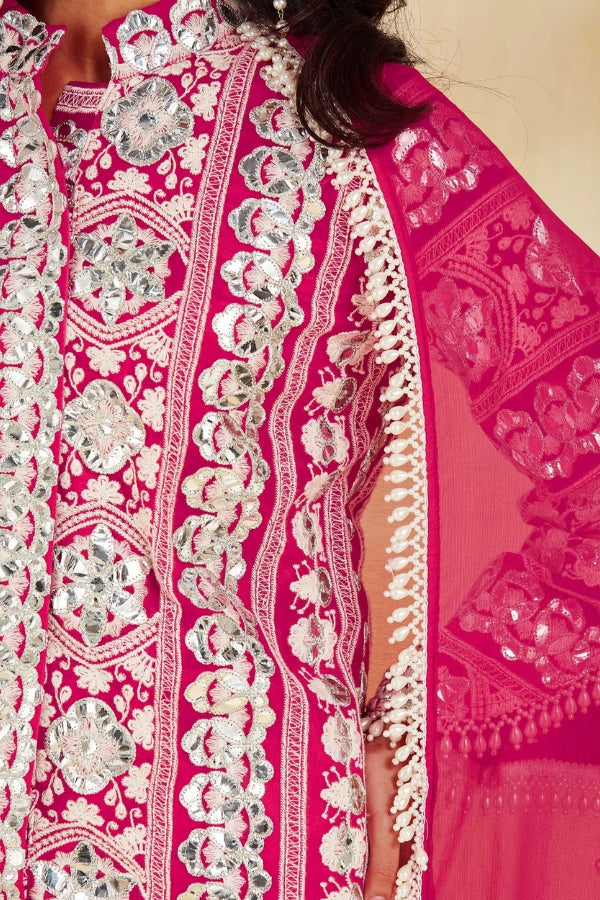 Firoza kurta with tulip