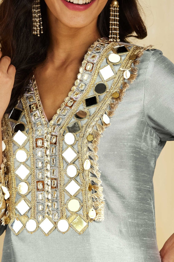 Firoza Straight Kurta With Pant