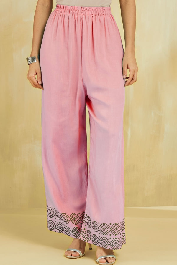 Firoza Kurta With Plazo and Dupatta
