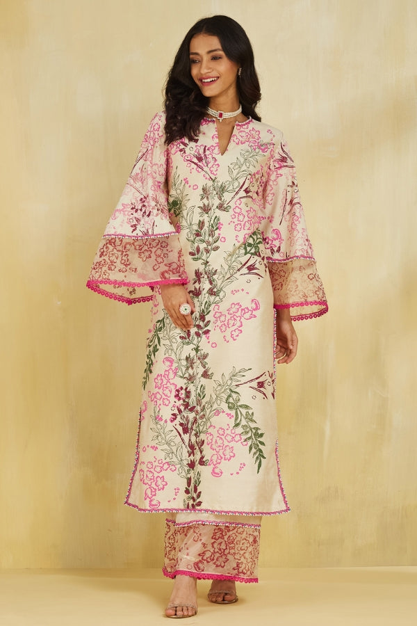 Firoza kurta with plazo