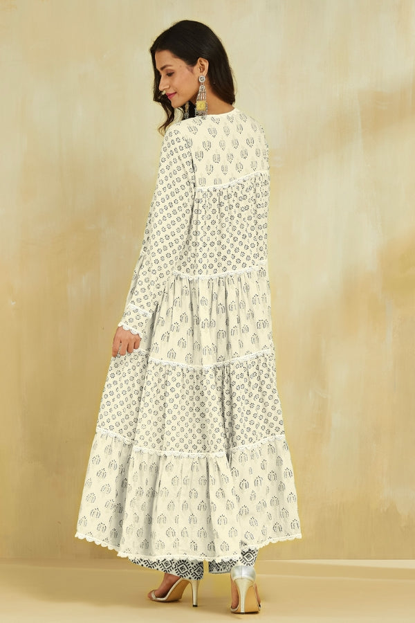 Firoza Kurta With Plazo