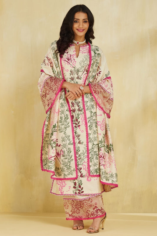 Firoza kurta with plazo