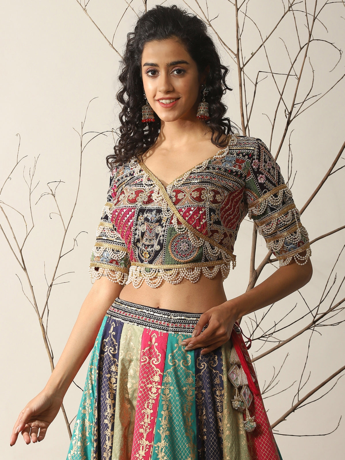 Rahat Lehenga With Blouse And Dupatta