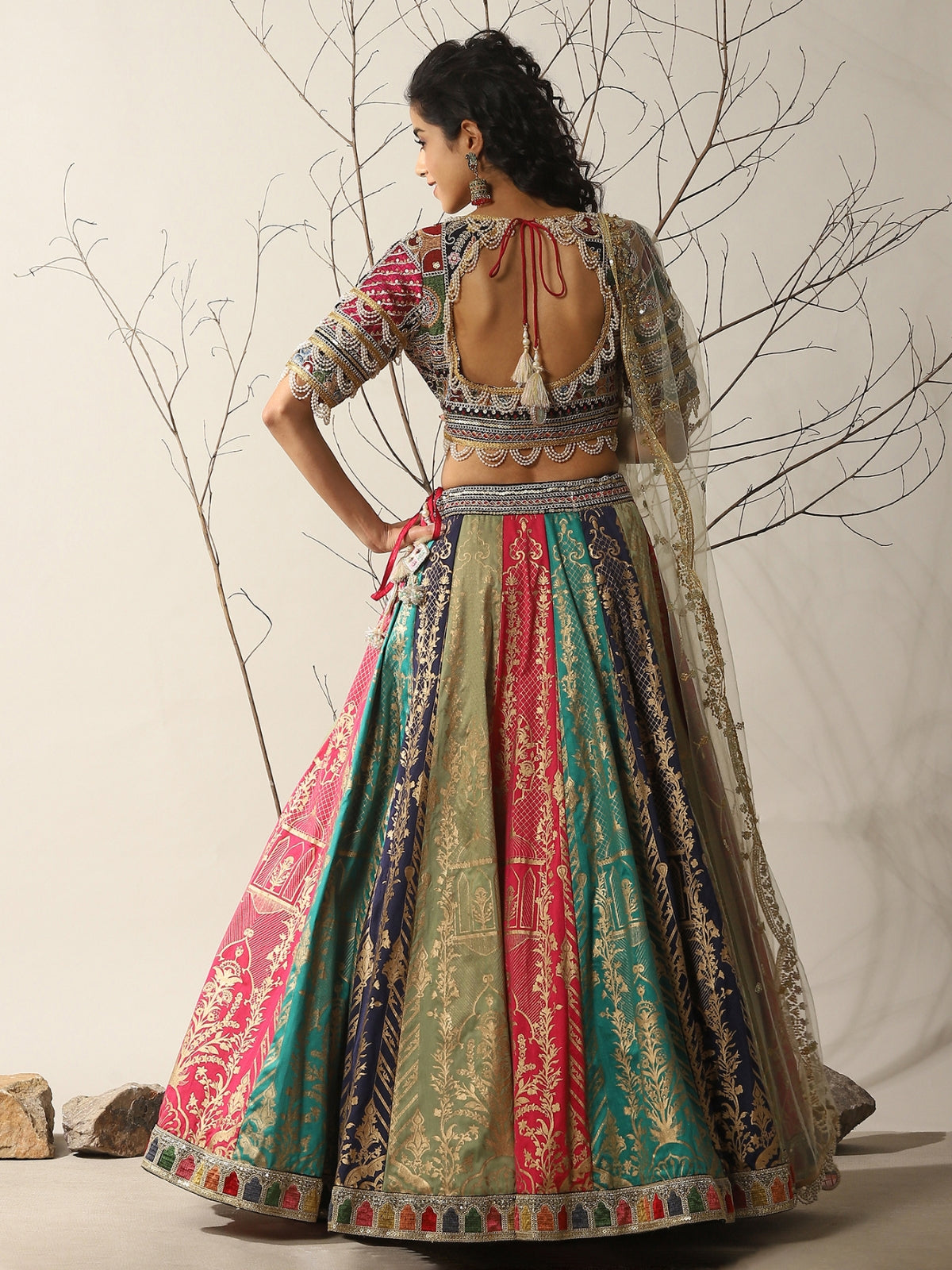 Rahat Lehenga With Blouse And Dupatta