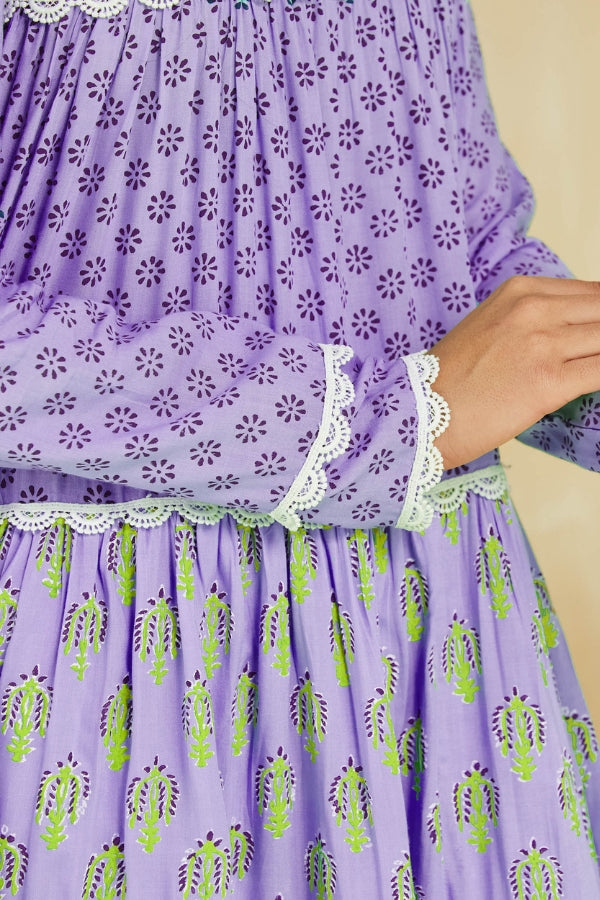Firoza Kurta With Plazo And Dupatta
