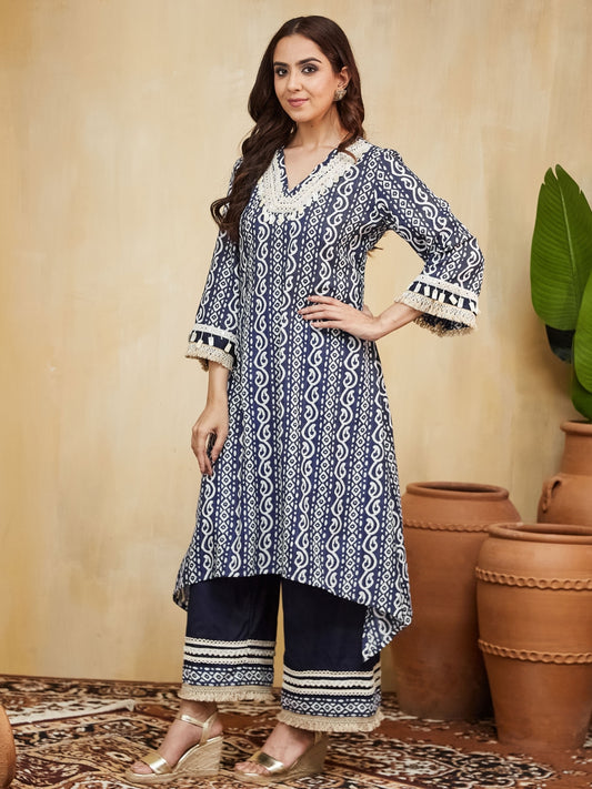 Anushka Rounded Kurta With Plazo