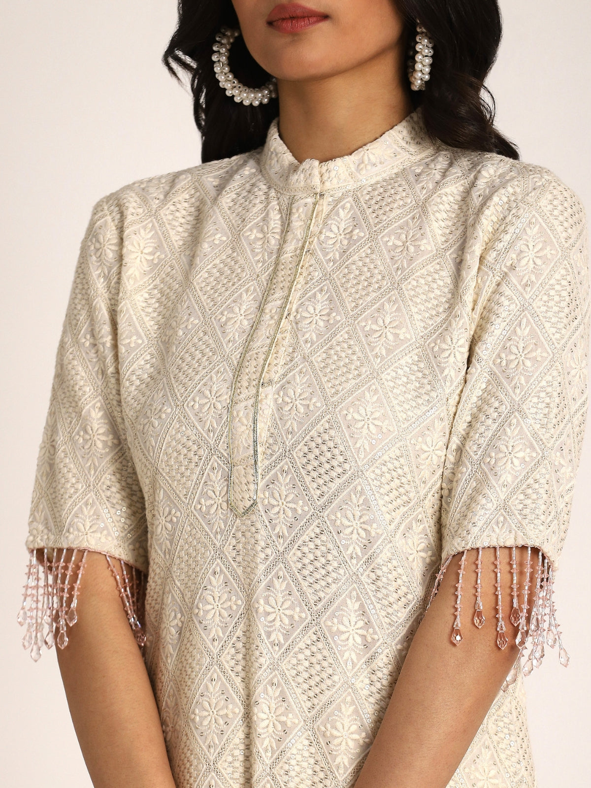 Falak Embroided Kurta With Flared Pant