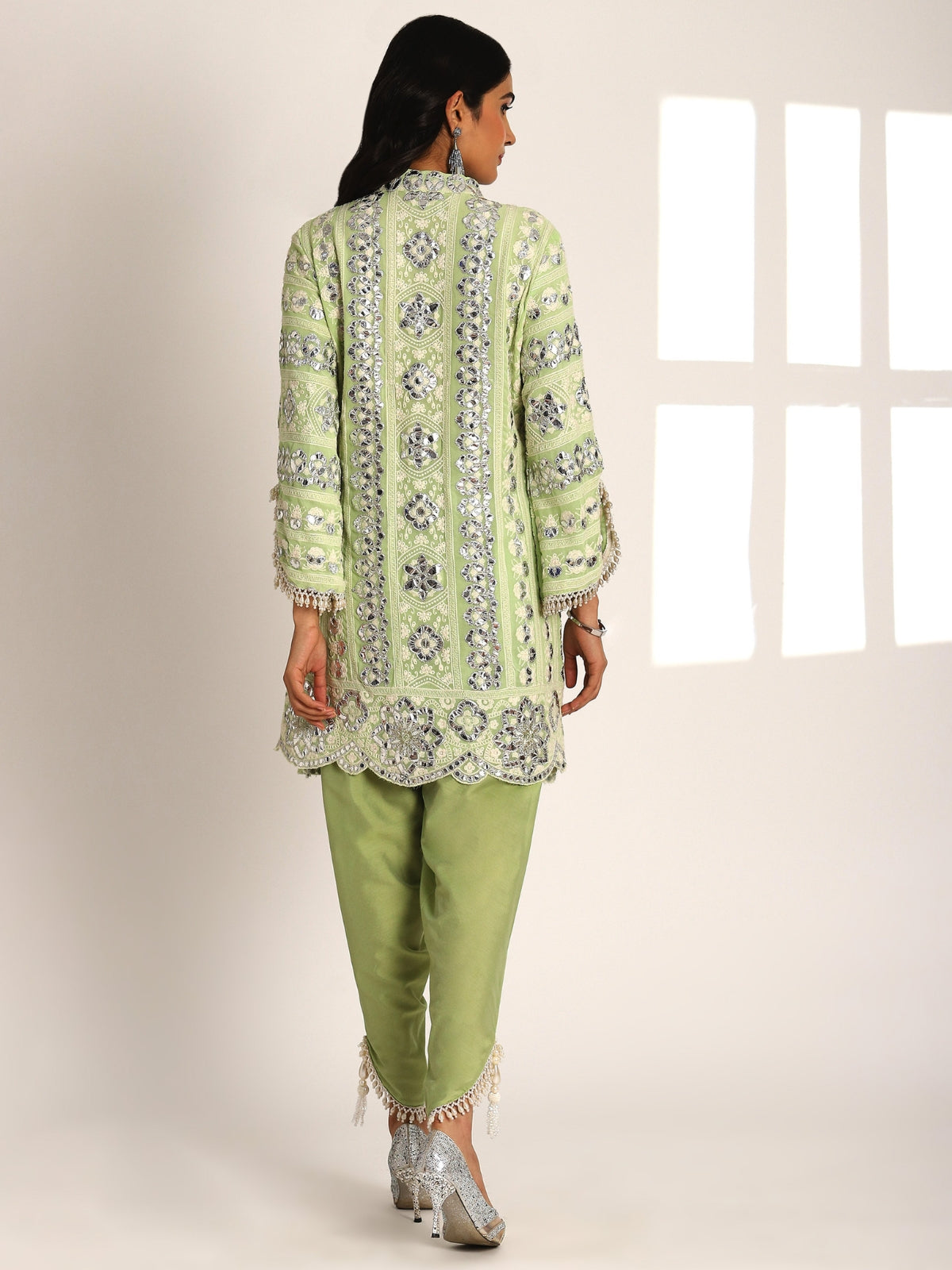 Falak Embroided Kurta With Tulip