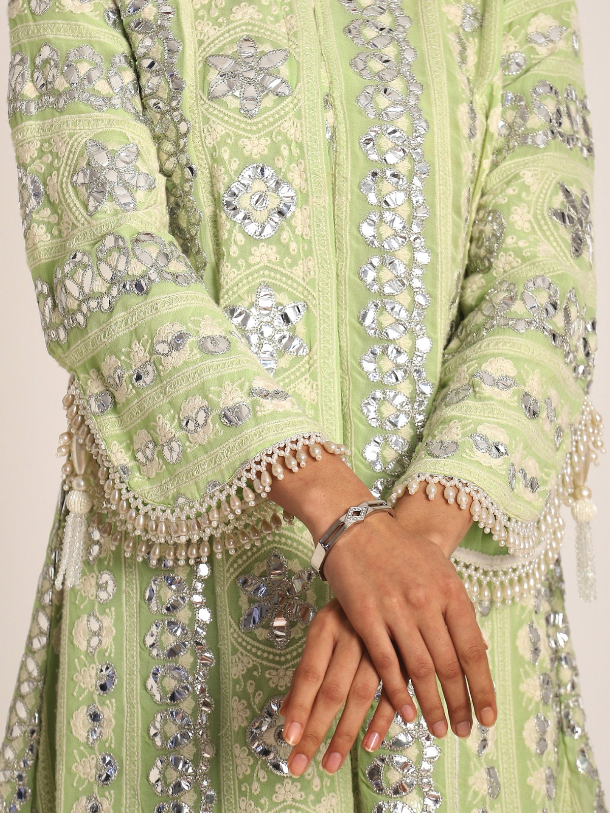 Falak Embroided Kurta With Tulip