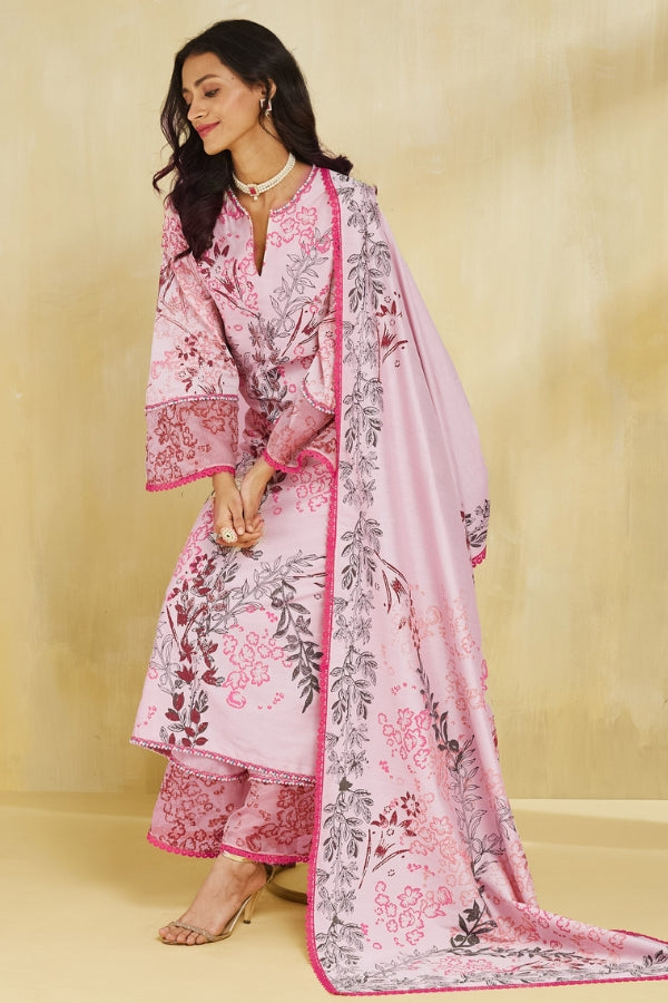 Firoza Kurta With Plazo