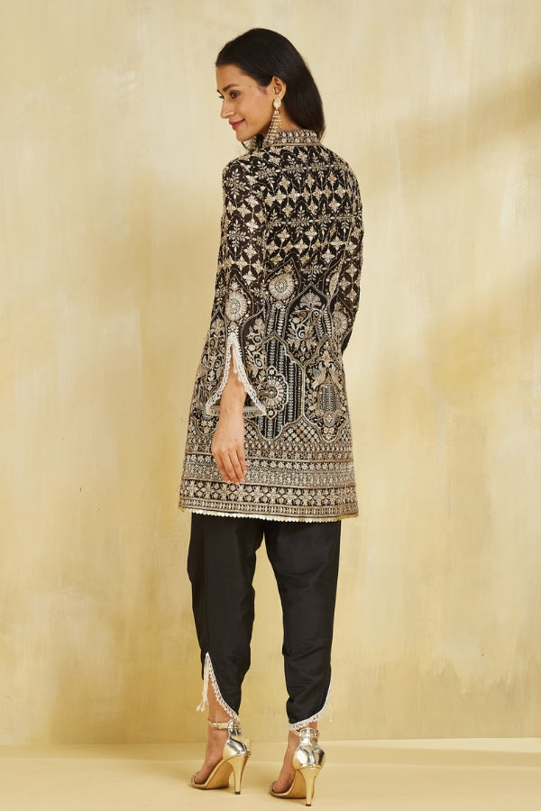 Firoza Kurta With Tulip