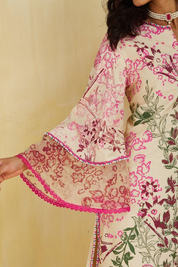 Firoza kurta with plazo