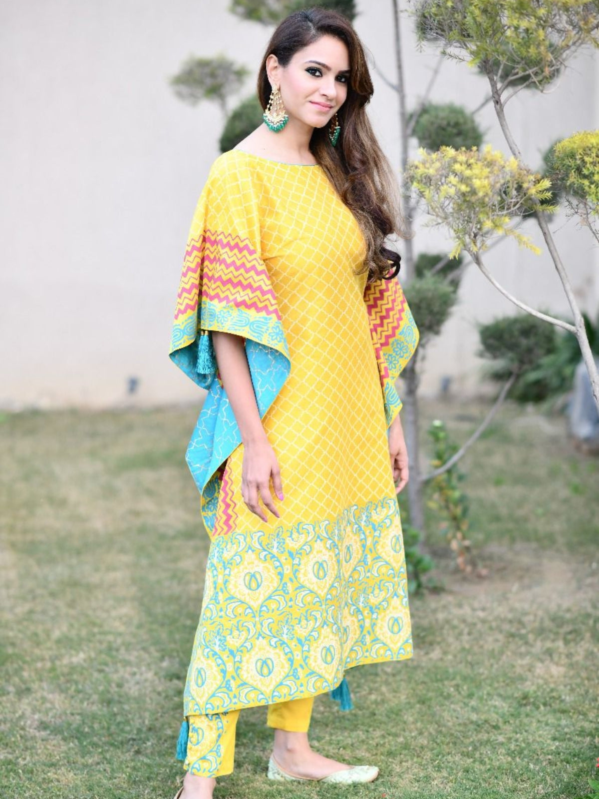 Palak Kaftan With Pant