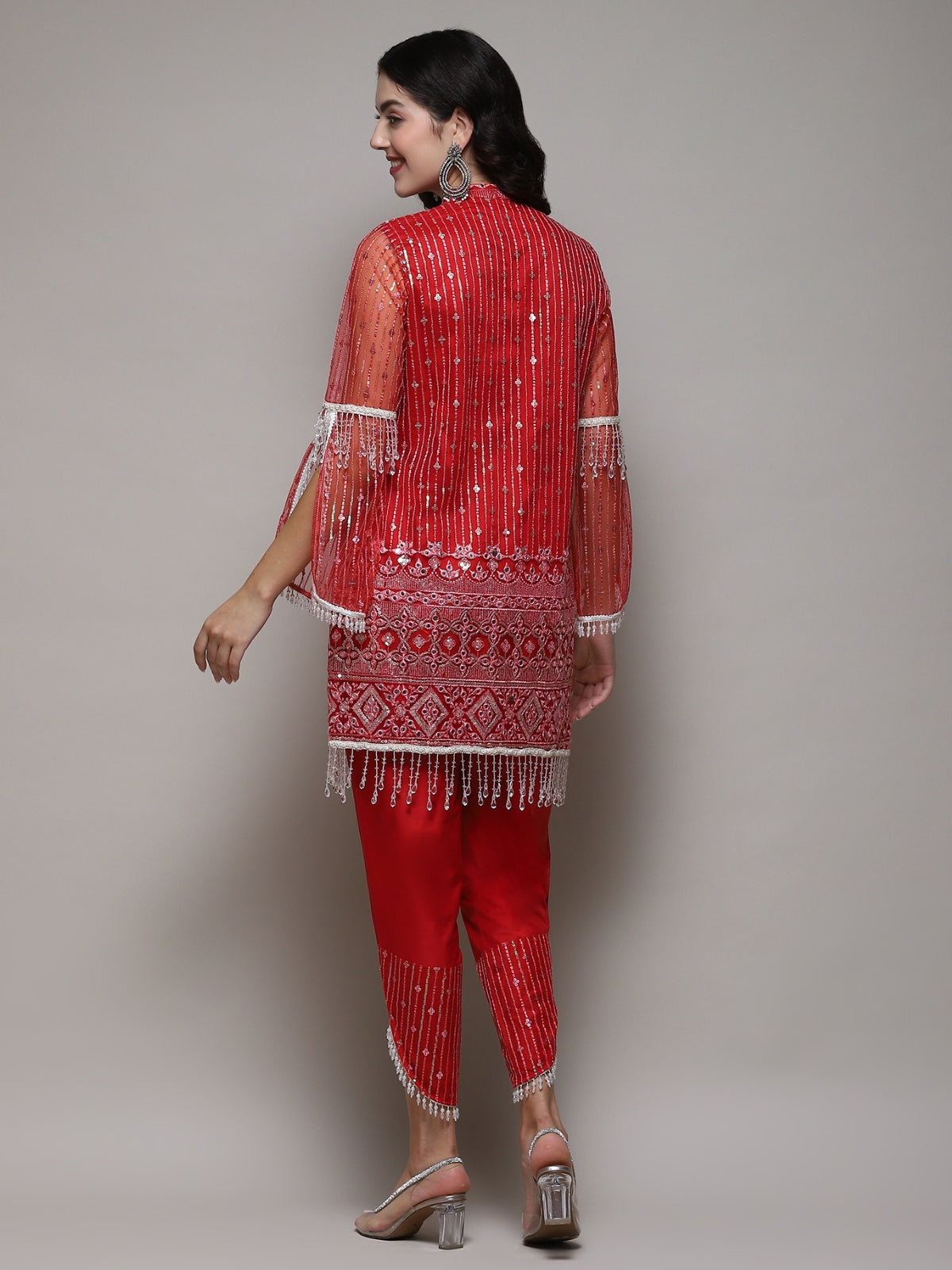 Red Azra kurta with pant