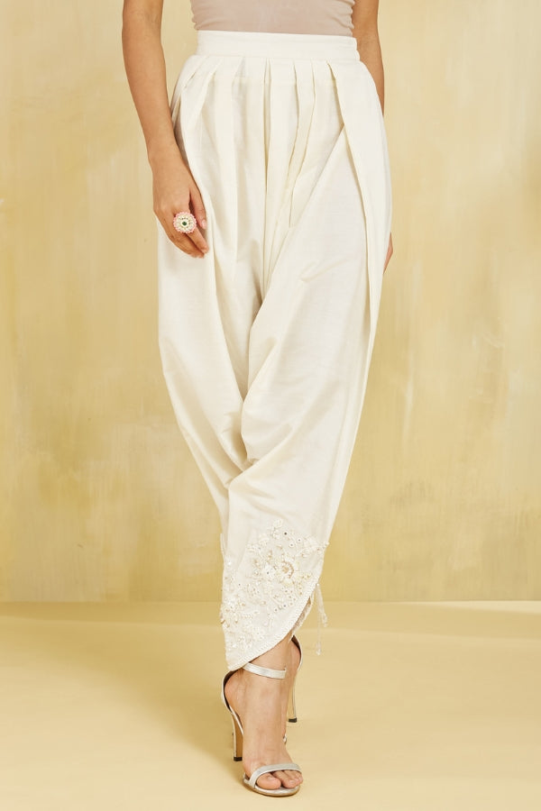 Firoza kurta with Tulip