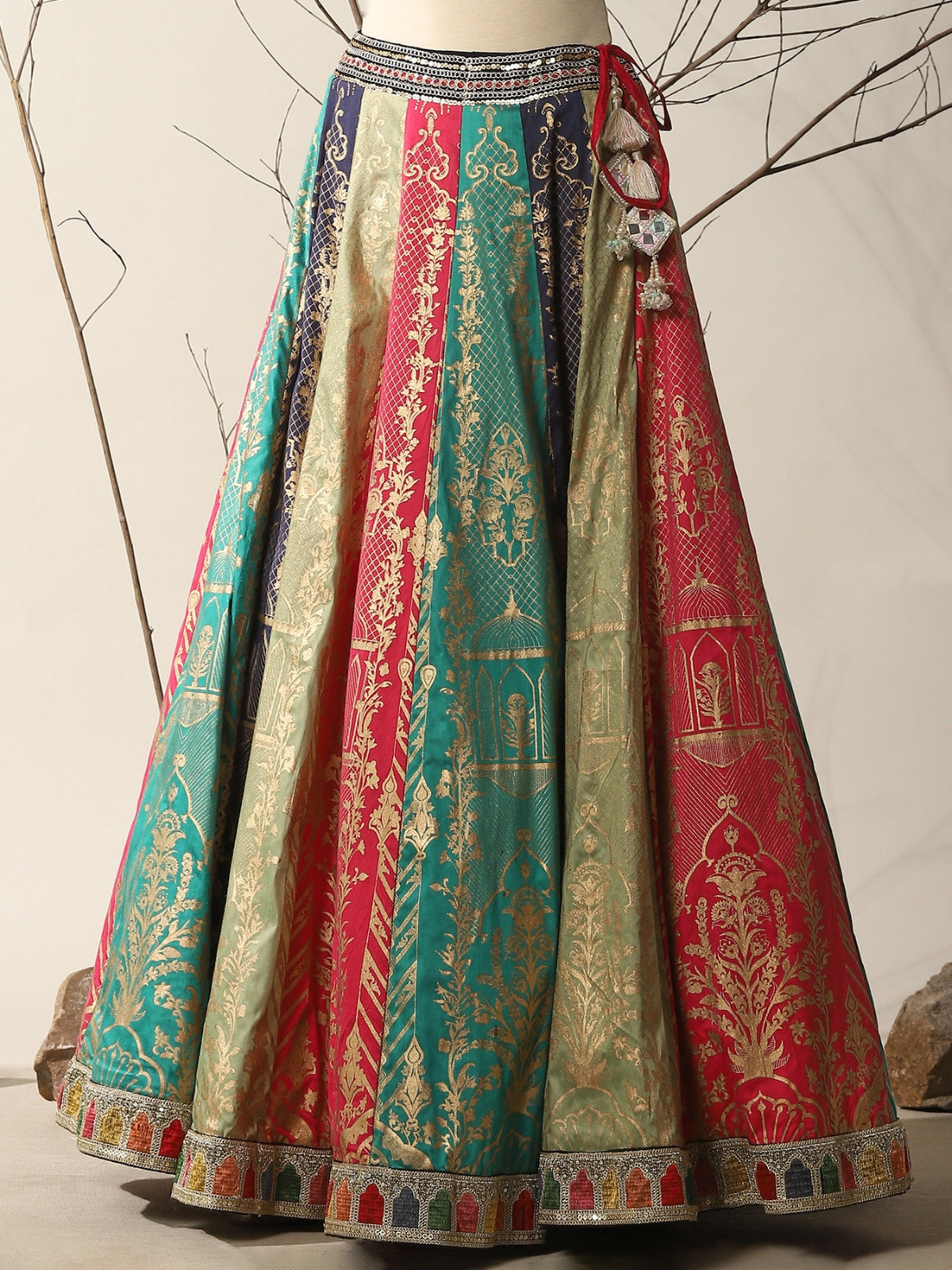 Rahat Lehenga With Blouse And Dupatta